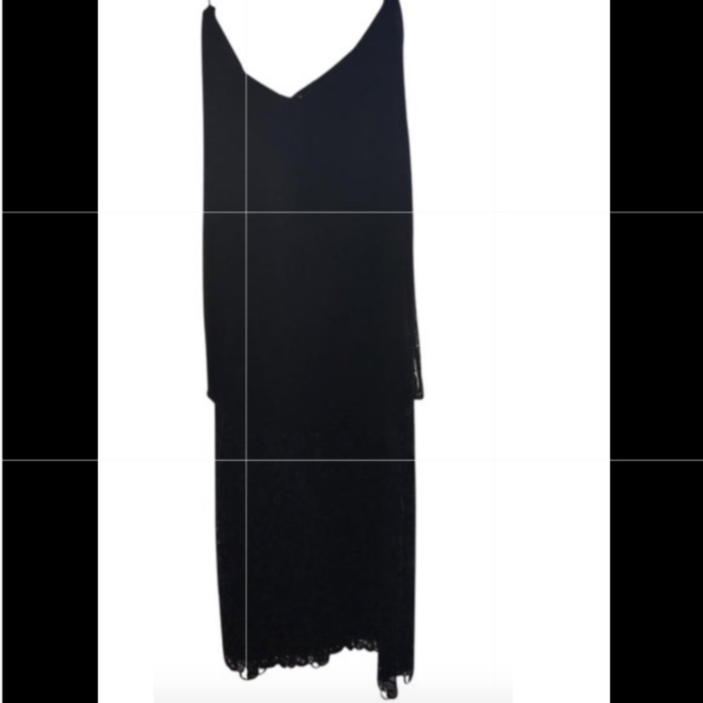 Aidan Mattox black party dress